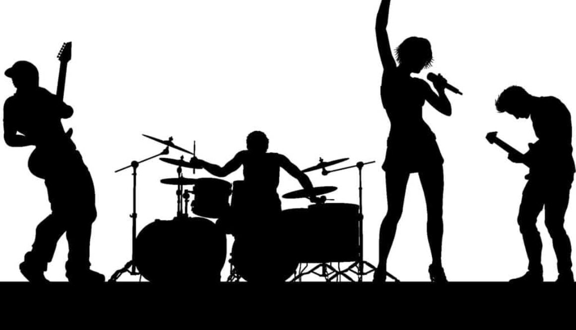 rock band silhouette png